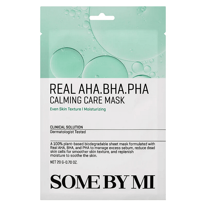 Real AHA BHA PHA Calming Care Mask – SOMEBYMI