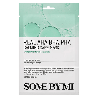 Mascarilla exfoliante suave calmante Some BY MI Real Aha.bha.pha Calming Care Mask SOMEBYMI 27g