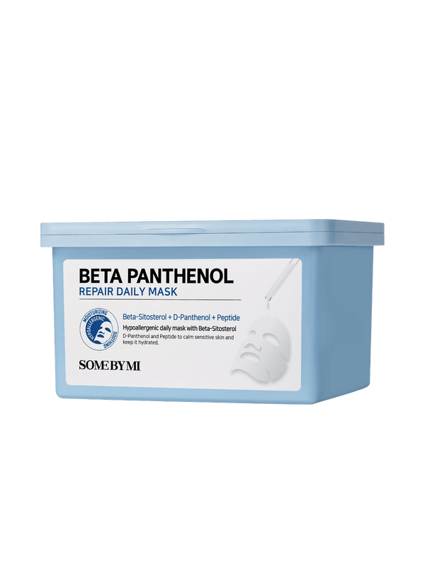 Beruhigende feuchtigkeitsspendende Tuchmaske Some BY MI Beta Panthenol Repair Daily Mask St. 30St
