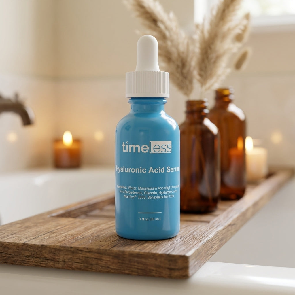 Ορός με υαλουρονικό οξύ και βιταμίνη C Timeless Hyaluronic Acid + Vitamin C Serum 30ml