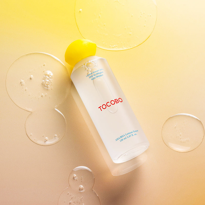 Exfoliating Toner with Lemon Tocobo AHA BHA Lemon Toner - Koreancare
