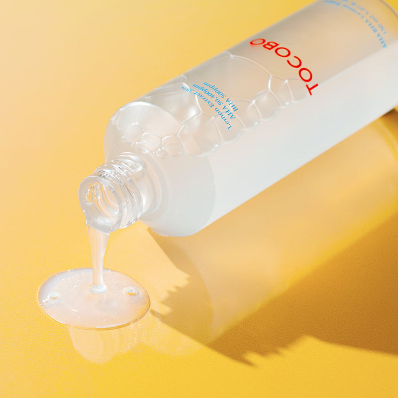 Exfoliating Toner with Lemon Tocobo AHA BHA Lemon Toner - Koreancare
