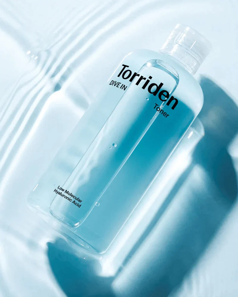 Facial toner with low molecular hyaluronic acid Torriden DIVE-IN Low Molecular Hyaluronic Acid Toner