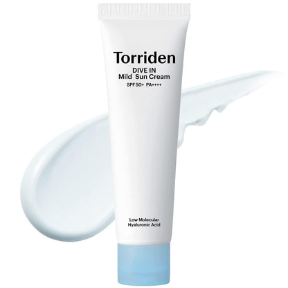 Mineral sunscreen cream Torriden DIVE-IN Mild Suncream