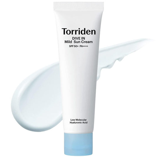 Ásványi fényvédő krém Torriden DIVE-IN Mild Suncream 