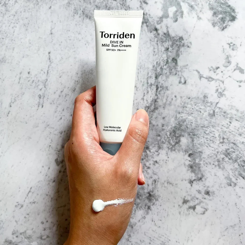 Mineral sunscreen cream Torriden DIVE-IN Mild Suncream