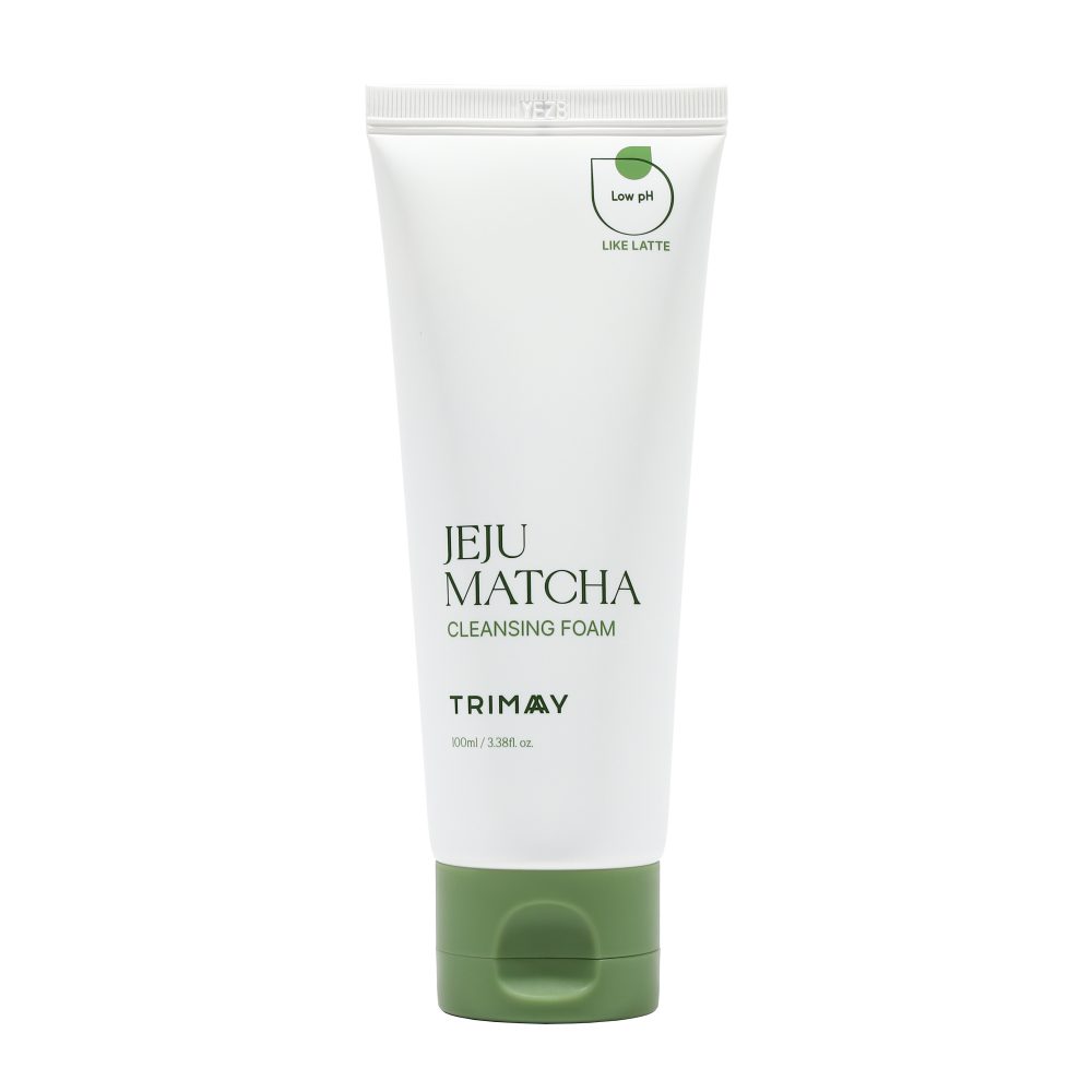 Trimay Jeju Matcha Low pH Cleansing Foam tube front view