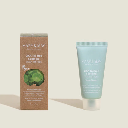 Soothing centella clay face mask