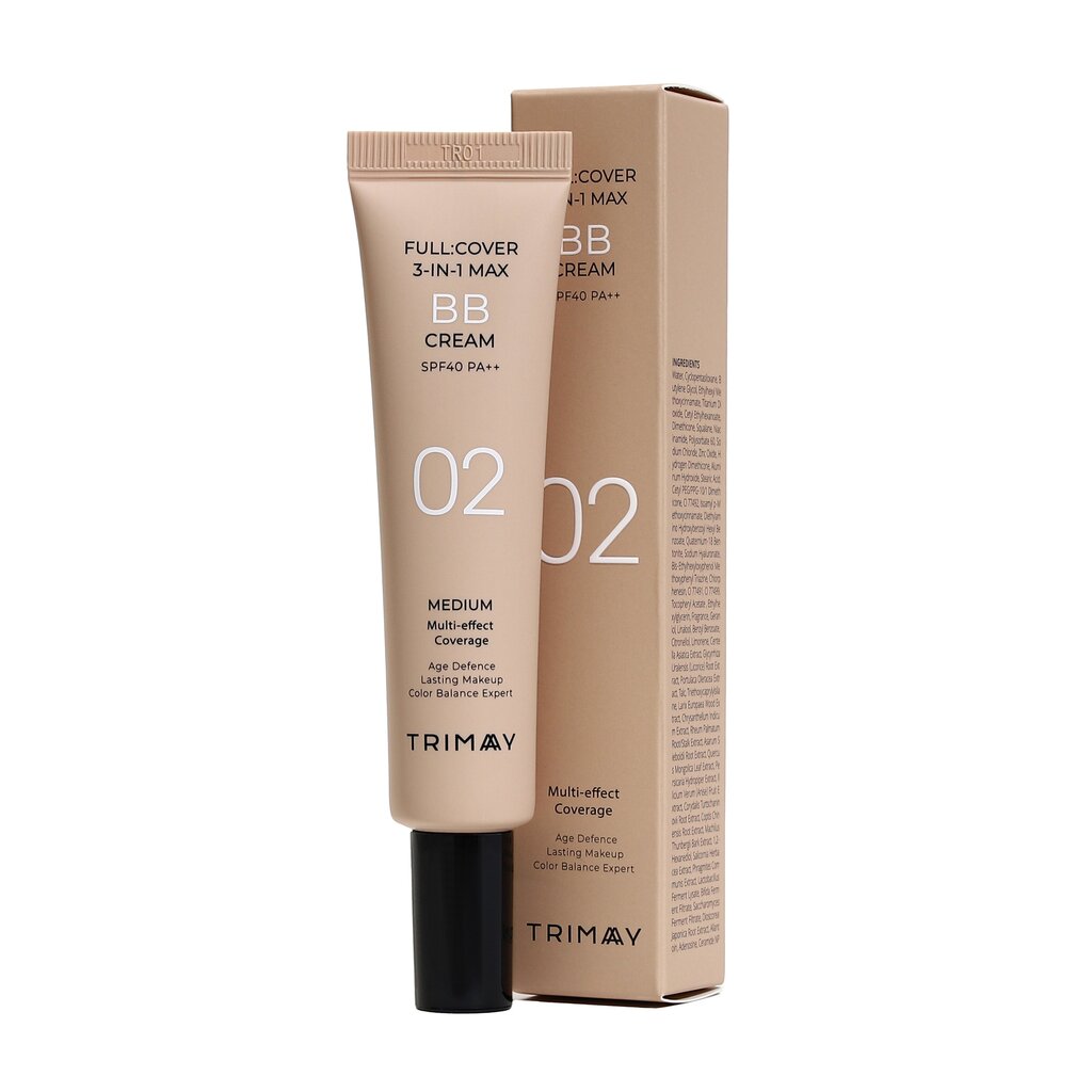 Trimay Full:Cover 3-in-1 Max BB Cream SPF40 PA++ - Koreancare