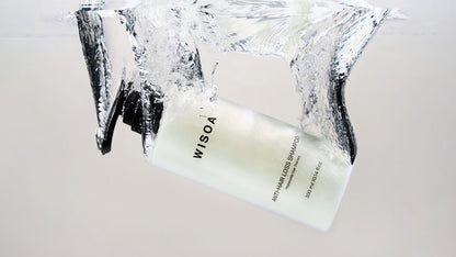 Back label of Wismin Wisoa scalp shampoo showing product details